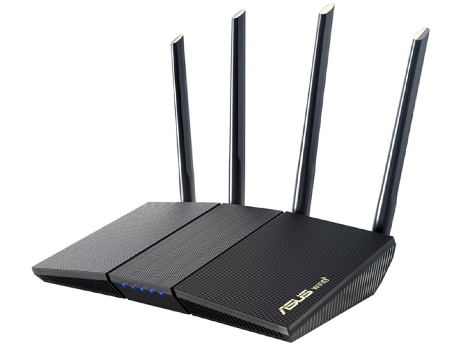 ASUS AX1800 Dual Band WiFi 6 (802.11ax) Router Supporting MU-MIMO and OFDMA Technology, with AiProtection Classic Network Security Powered by Trend Micro (RT-AX1800S)