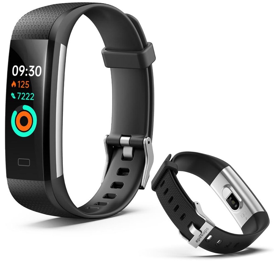 Fitness Tracker with Heart Rate Monitor/Step Counter/Calories, Activity Tracker Smart Watch Slim Smart Bracelet Sleep Monitor, IP68 Waterproof, Pedometer Health Tracker for Man Women