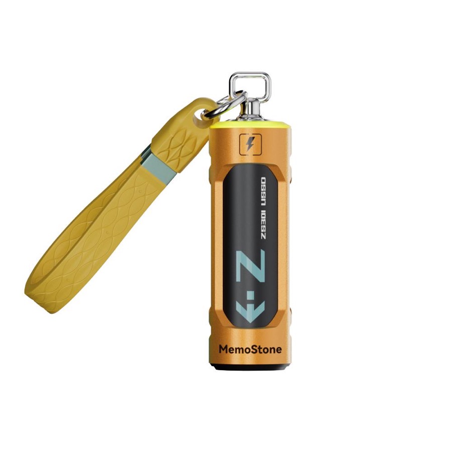 MemoStone 512GB 20Gbps Extreme Portable SSD - Up to 1900MB/s - USB-C, USB 3.2 Gen 2 - RGB External Solid State Drive - ZS301, Yellow