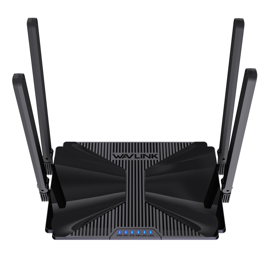Wavlink AX3000 WiFi Router Dual Band Wi-Fi 6 Gaming Router 802.11ax Wireless Router with 2 Gigabit LAN ports for Gaming and VR, VPN(PPTP L2TP) MU-MIMO, Beamforming, OFDMA, WPA3, Support 160MHz & IPv6